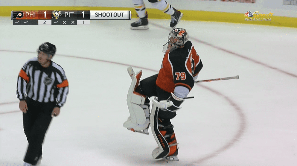 Carter Hart shootout