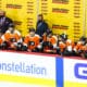Philadelphia Flyers bench