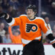 Travis Sanheim. Philadelphia Flyers. (AP Photo/Matt Slocum)