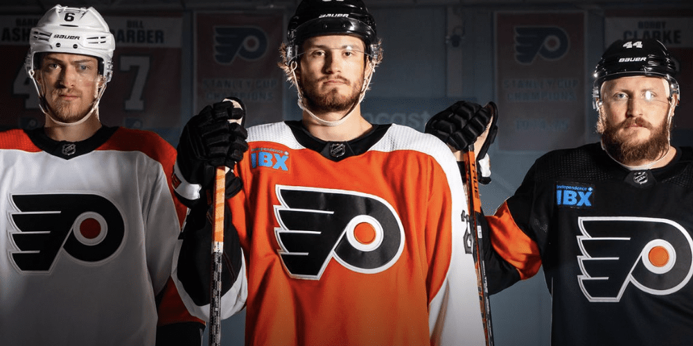 The Flyers' new uniforms.