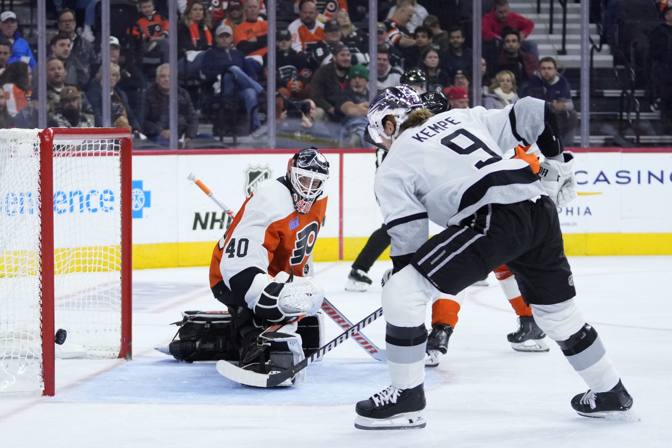 Cal Petersen, Philadelphia Flyers. AP