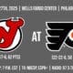 Flyers vs Devils Gameday Graphic