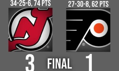 3-1 Devils vs Flyers