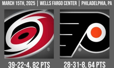 3:15 Flyers vs Canes