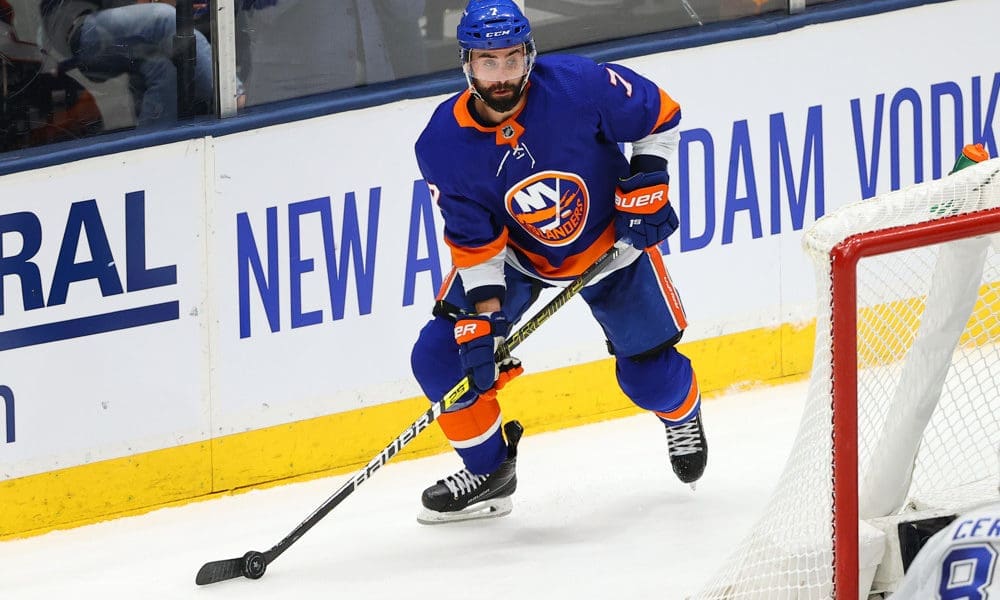 New York Islanders Jordan Eberle (shown above) plus Nick Leddy are two veteran Islanders players who could be exposed in the expansion draft