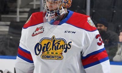 The Red Wing could be interested in drafting Edmonton (WHL) goalie Sebastian Cossa