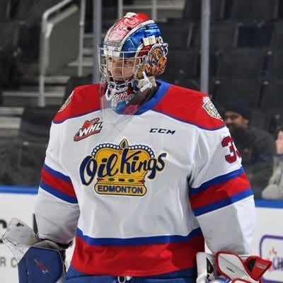 The Red Wing could be interested in drafting Edmonton (WHL) goalie Sebastian Cossa