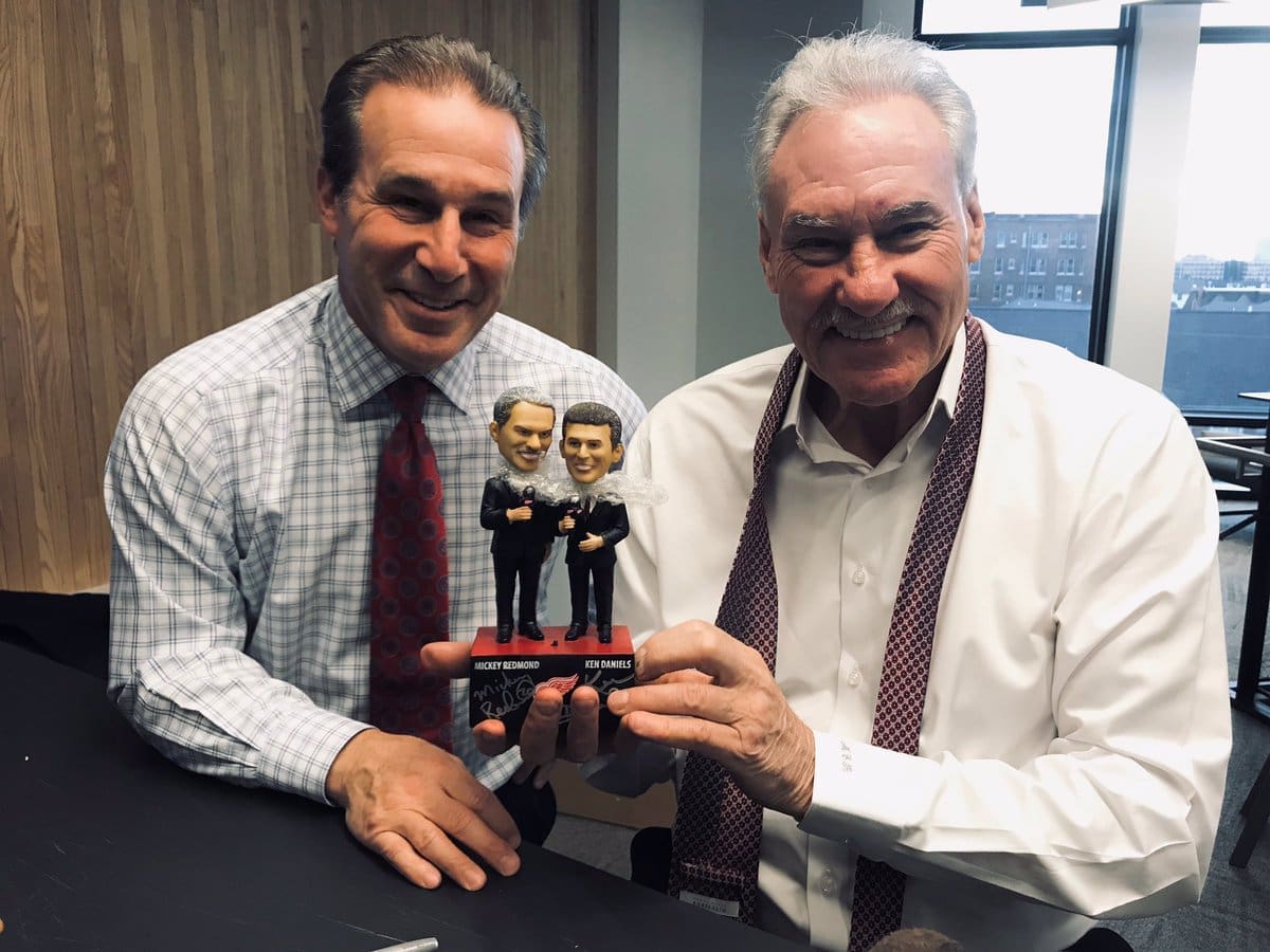 Spirit host Red Wings legend Mickey Redmond & Hockey HOF Trophy