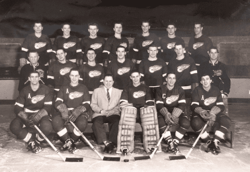 1954-55 Red Wings team photo