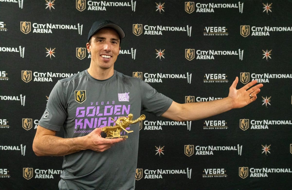 ave talked to the Vegas Golden Knights about goalie Marc-Andre Fleury