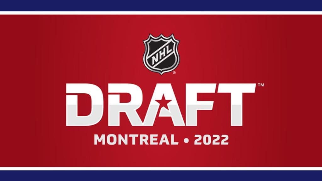 2022 NHL Draft logo, red Wings