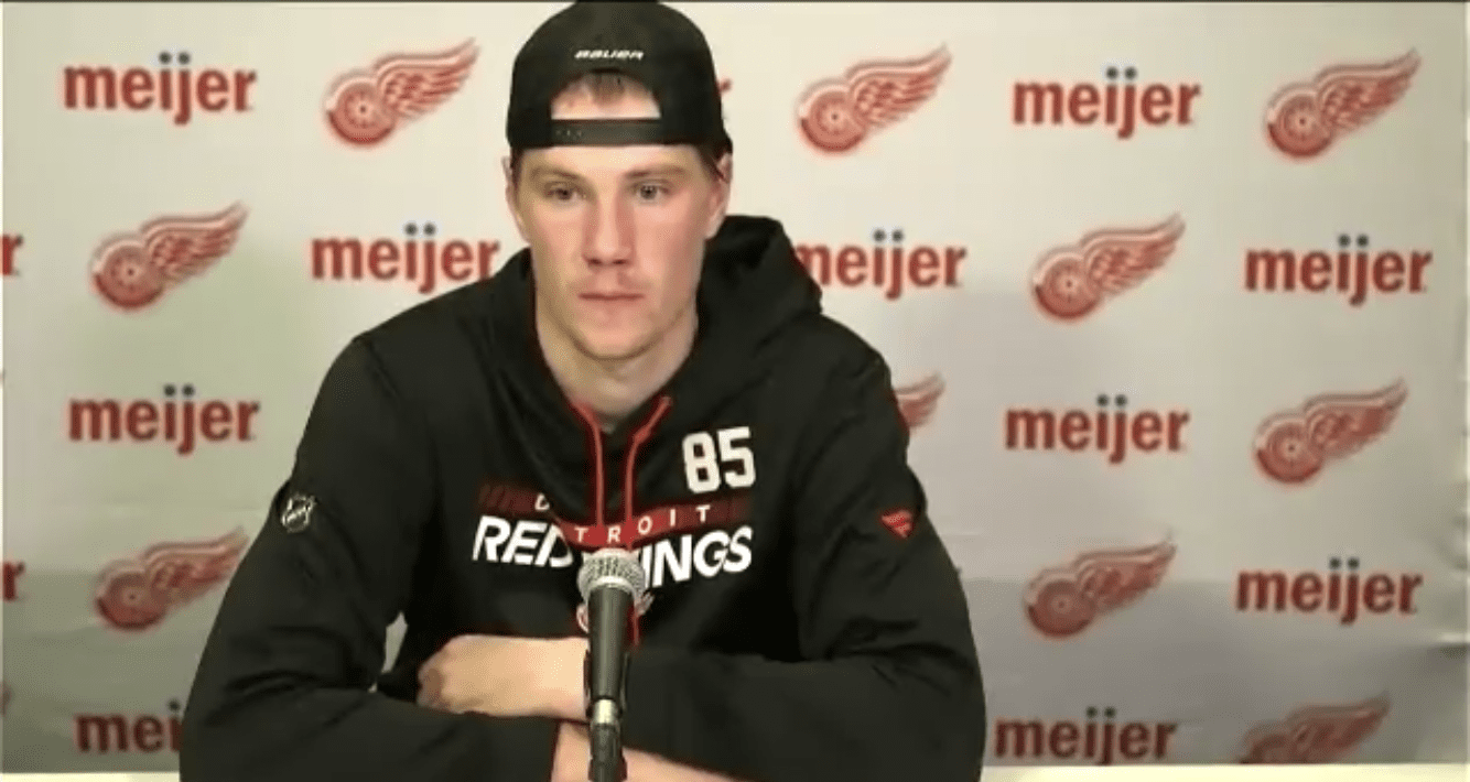 Elmer Soderblom, Red Wings