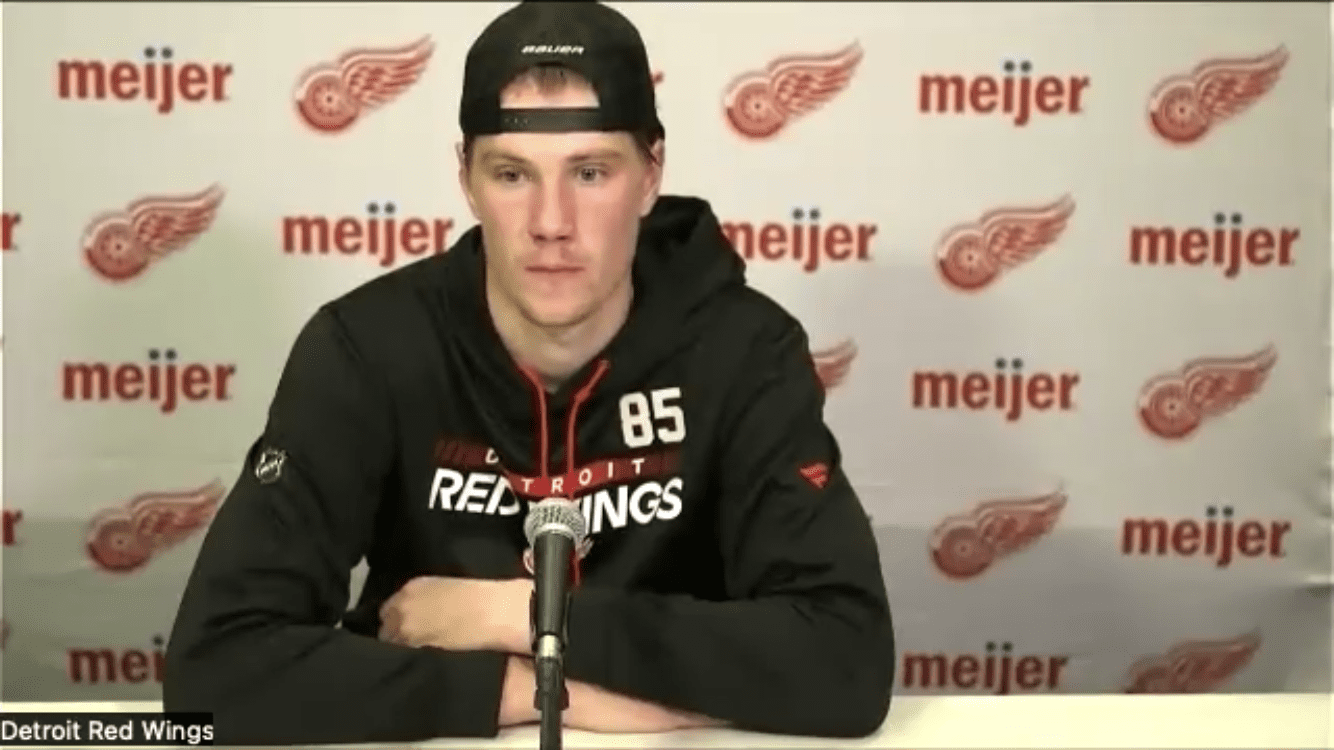 Rookie Elmer Soderblom among Detroit Red Wings' 23-man roster