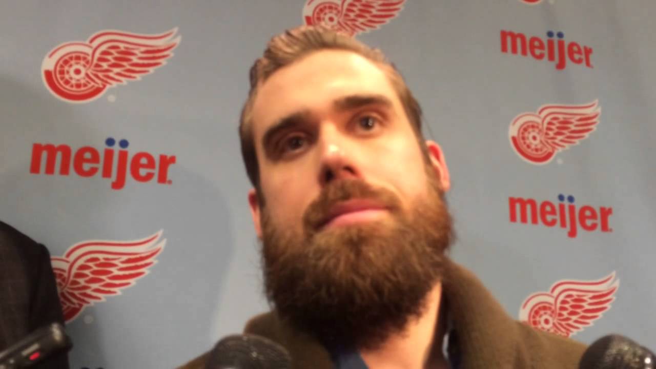 December 30, 2016: Detroit Red Wings left wing Henrik Zetterberg (40) is  about to take the ice during the 2017 Scotiabank NHL Centennial Classic  practice day for The Detroit Red Wings at