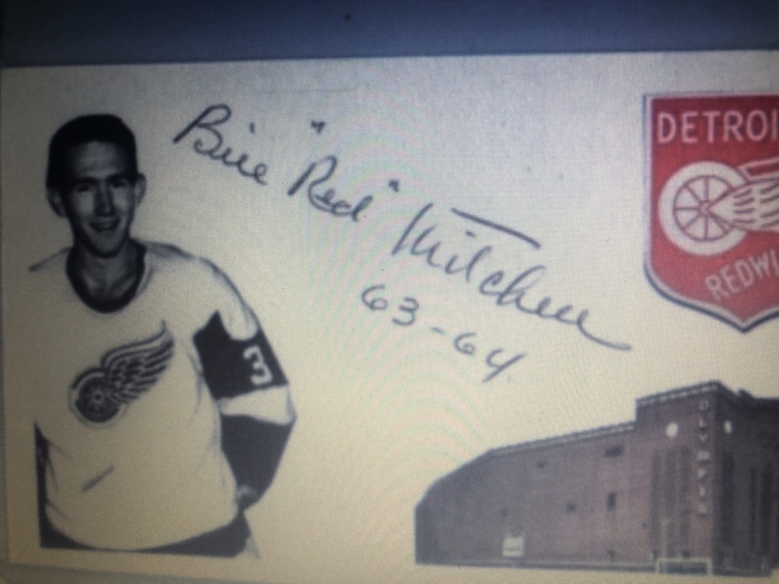 Bill Mitchell, Red Wings