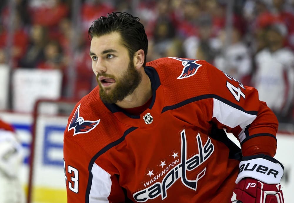 Capitals forward Tom Wilson