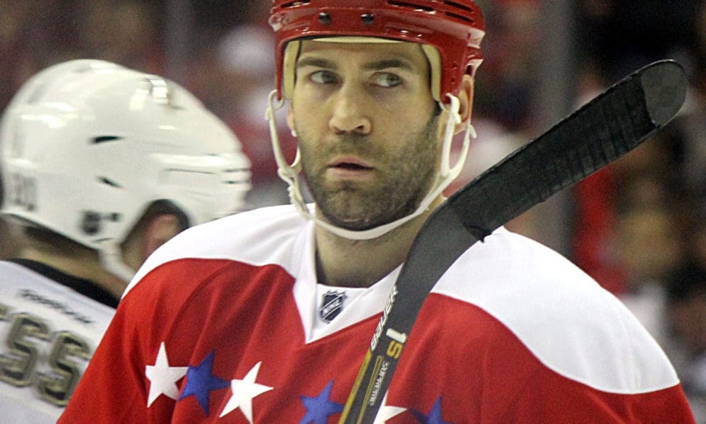 Former Capitals forward Daniel Winnik