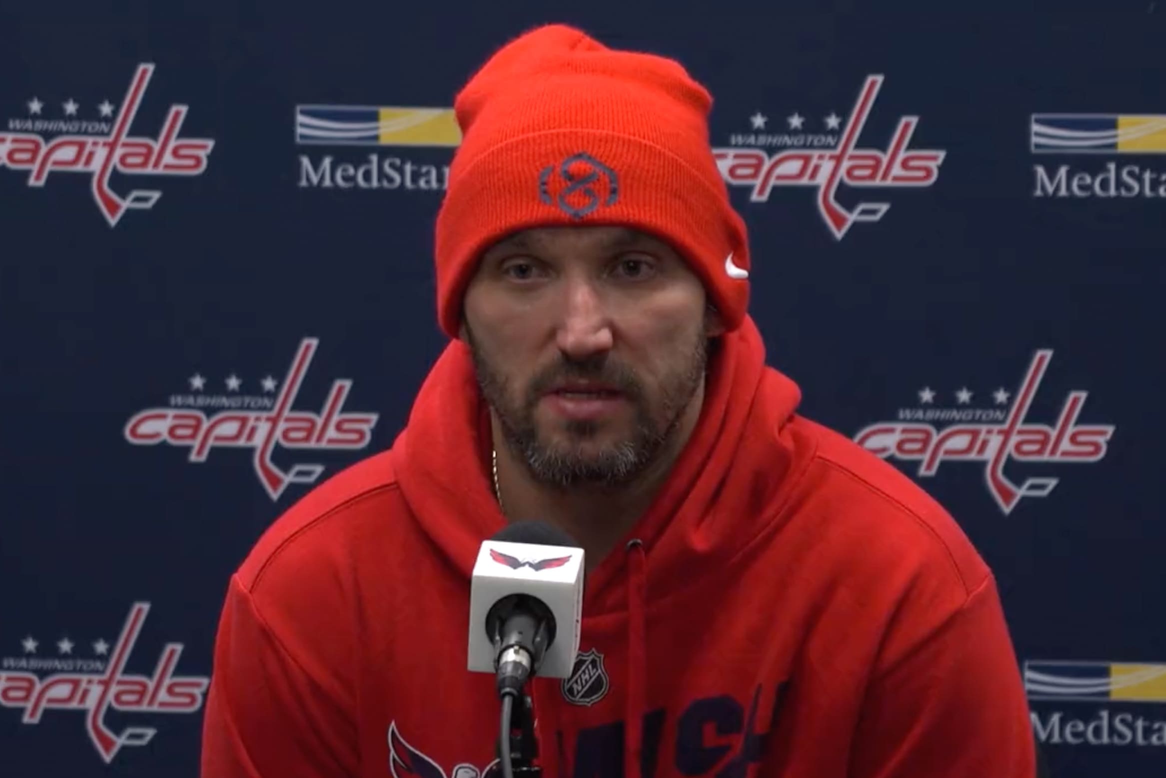 Capitals captain Alex Ovechkin