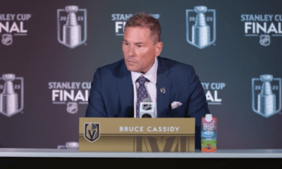 Vegas Golden Knights head coach Bruce Cassidy.