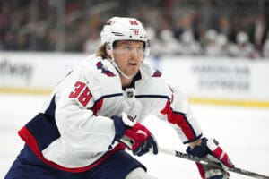 Rasmus Sandin will potentially play with Matt Roy as the Washington Capitals' second defensive unit for the 2024-25 season.