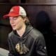 Connor Bedard #98, of the Chicago Blackhawks