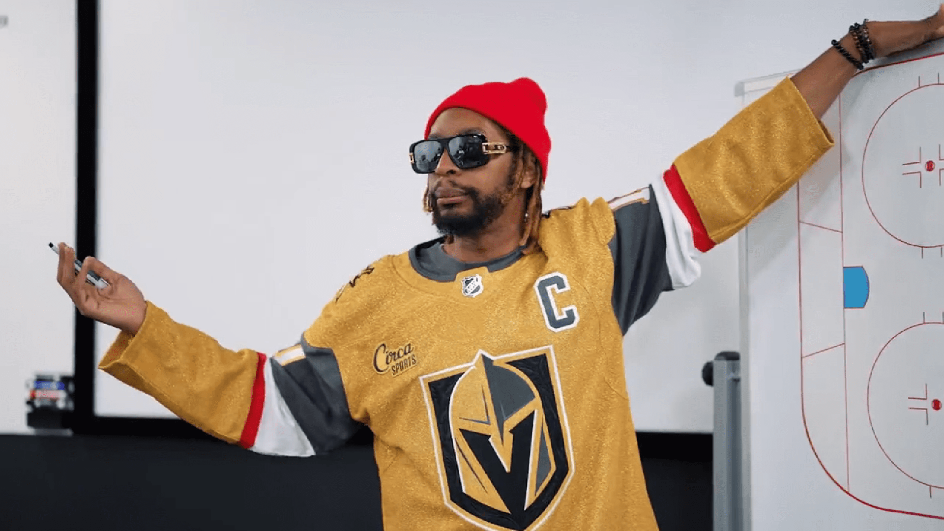 Lil Jon Vegas Golden Knights coach skit