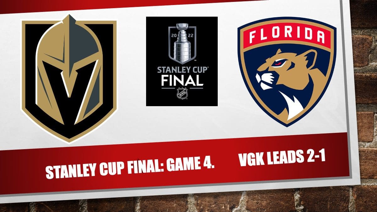 Vegas Golden Knights Stanley Cup Final Game 4