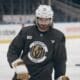 Brandon Saad practices with the Vegas Golden Knights (Photo/Screenshot- Vegas Golden Knights via Twitter)