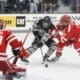 Providence Friars forward Trevor Connelly scores against Boston University Terriers goaltender Mikhail Yegorov on 2/14/2025 (Photo/Screenshot- Providence Friars Hockey via Instagram)