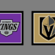 Vegas Golden Knights vs Los Angeles Kings HOME Gameday Graphic