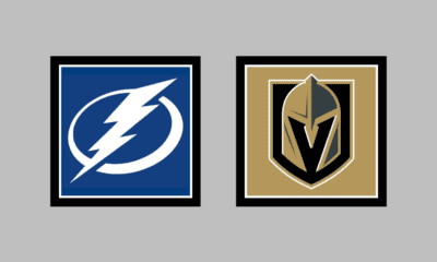 Vegas Golden Knights vs Tampa Bay Lightning HOME Gameday Graphic
