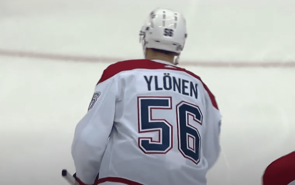 Montreal Canadiens forward Jesse Ylonen