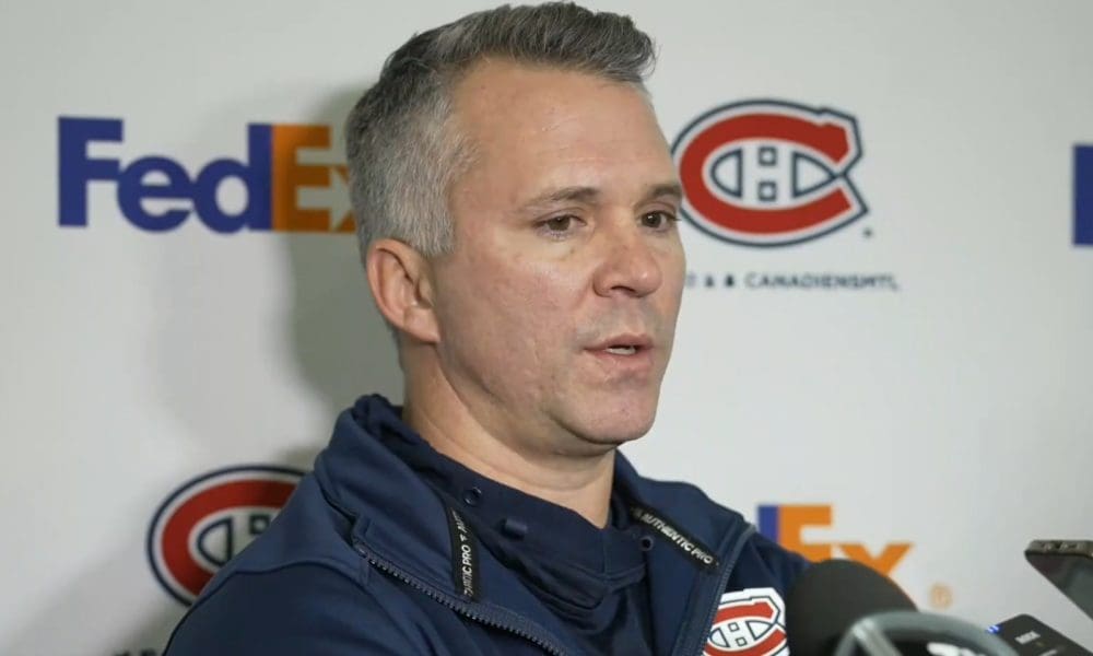 Montreal Canadiens head coach Martin St-Louis