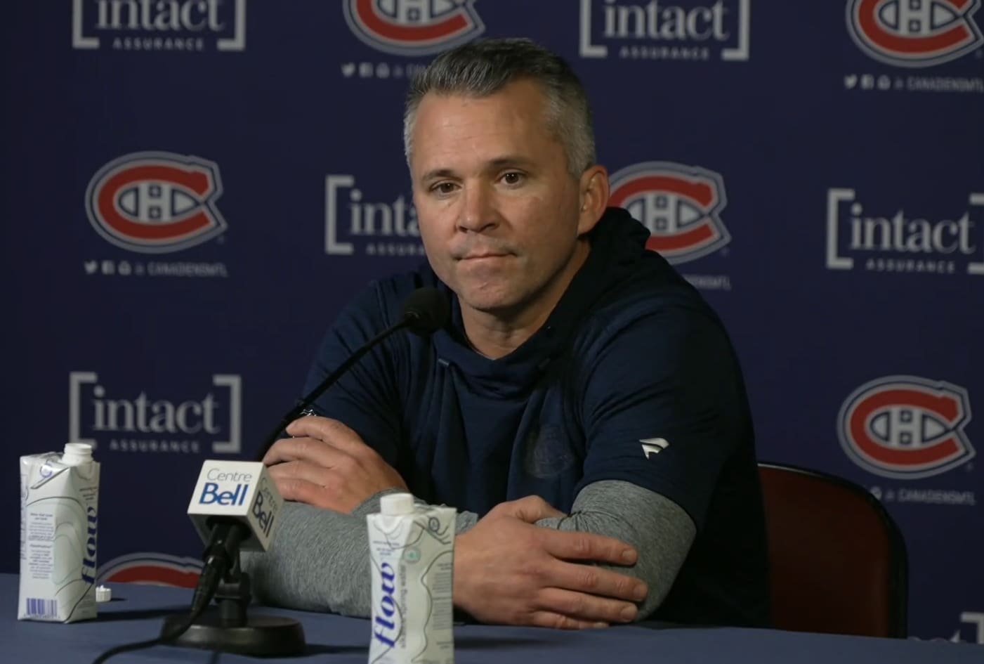 Canadiens head coach Martin St-Louis