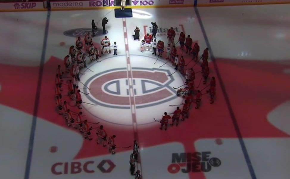 Montreal Canadiens versus Philadelphia Flyers