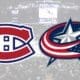 Montreal Canadiens versus Columbus BlueJackets