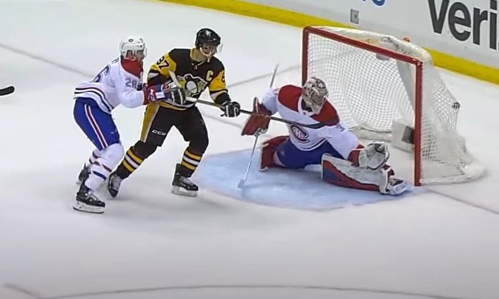 Sidney Crosby goal vs the Montreal Canadiens