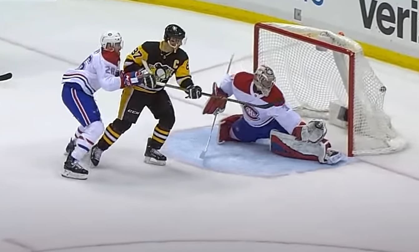 Sidney Crosby goal vs the Montreal Canadiens