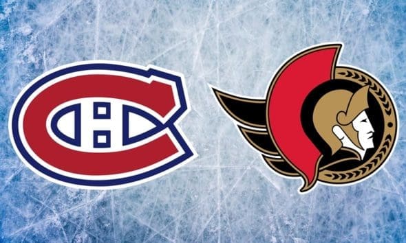 Montreal Canadiens vs Ottawa Senators