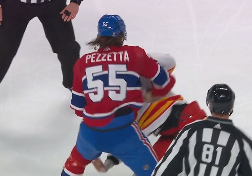Montreal Canadiens forward Pezzetta