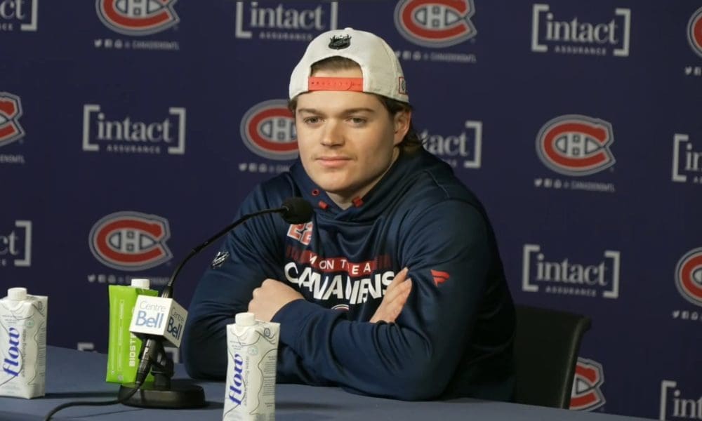 Montreal Canadiens forward cole caufield