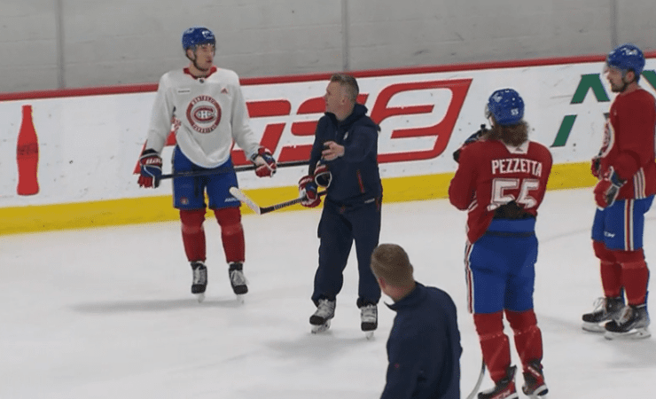 Montreal Canadiens coach St-Louis