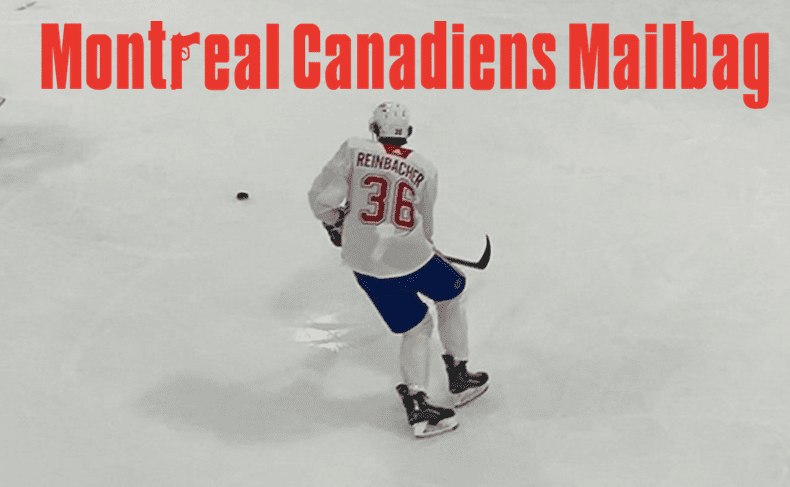 Montreal Canadiens Reinbacher Mailbag