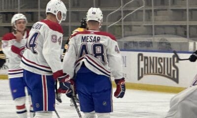 Montreal Canadiens Mesar and Mailloux