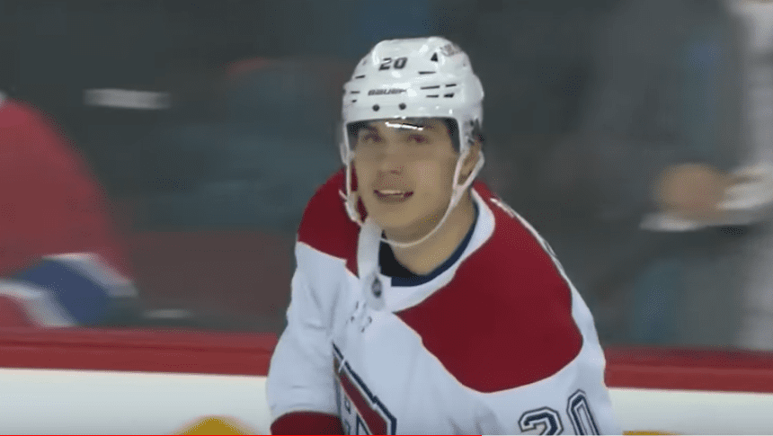 Montreal canadiens forward Juraj slafkovsky goal