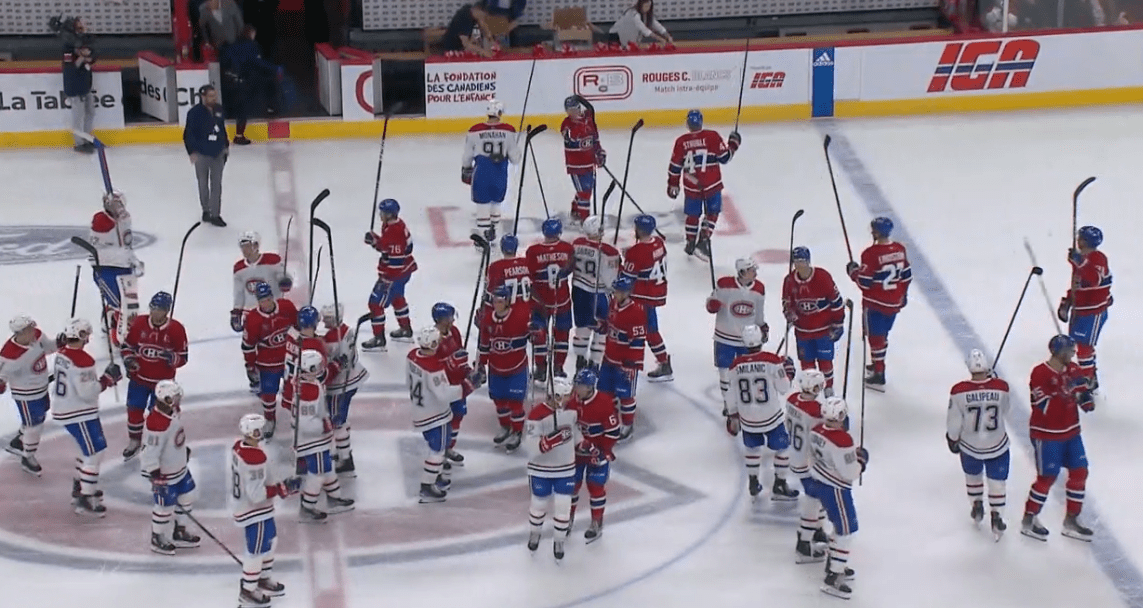 montreal canadiens scrimmages