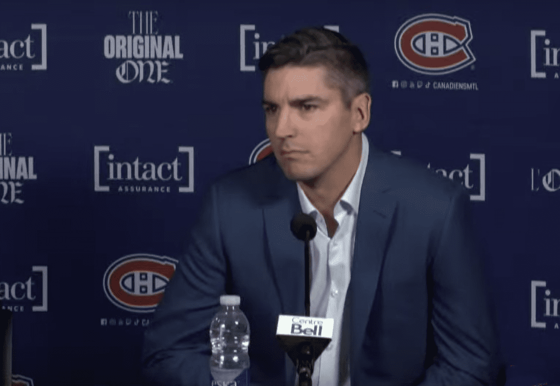 Montreal Canadiens coach Alex Burrows