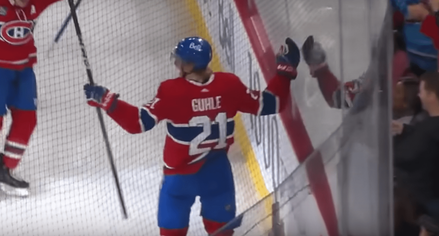 Montreal Canadiens defenceman Kaiden Guhle