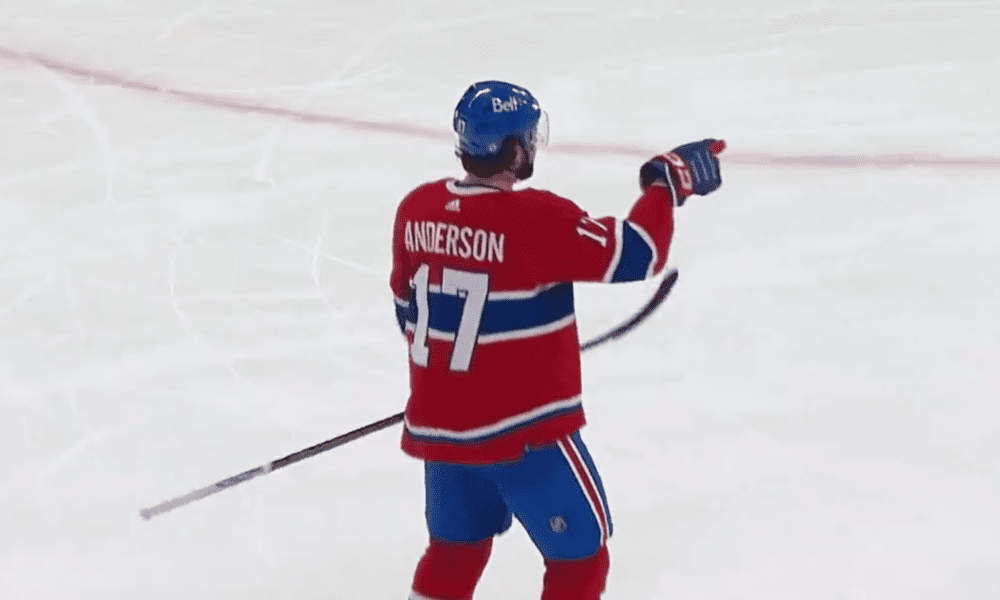 Montreal Canadiens Josh Anderson