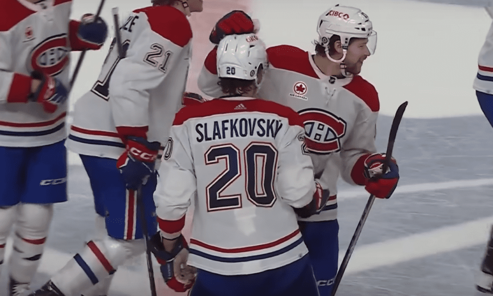 Montreal Canadiens player Juraj Slafkovsky